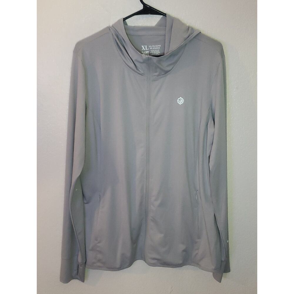 Lightbare Women's XL UPF 50+ Full Zip Hoodie Jacket Long Sleeve Hooded Sun